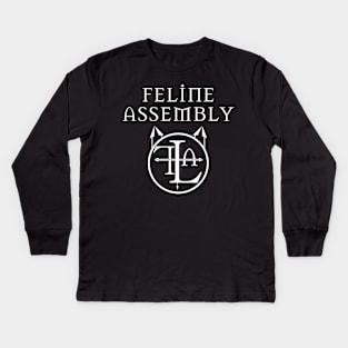 Feline Assembly Kids Long Sleeve T-Shirt